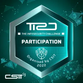 TISC 2022 Badge of Participation Badge